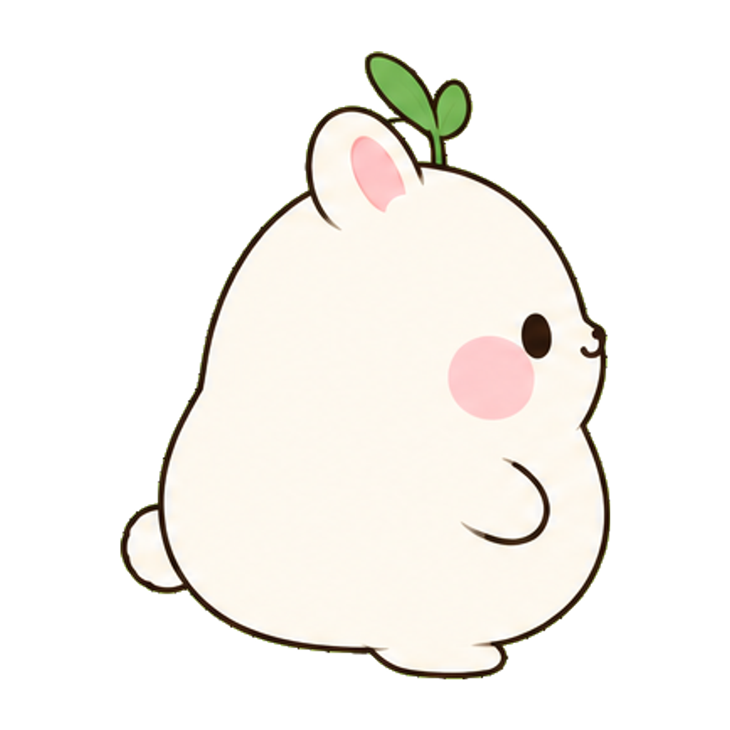 콩떡이 오른쪽 측면