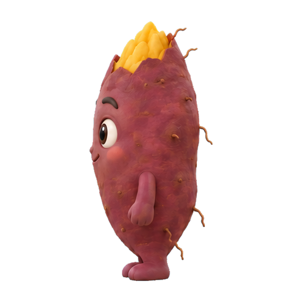 고구마맨 왼쪽 측면