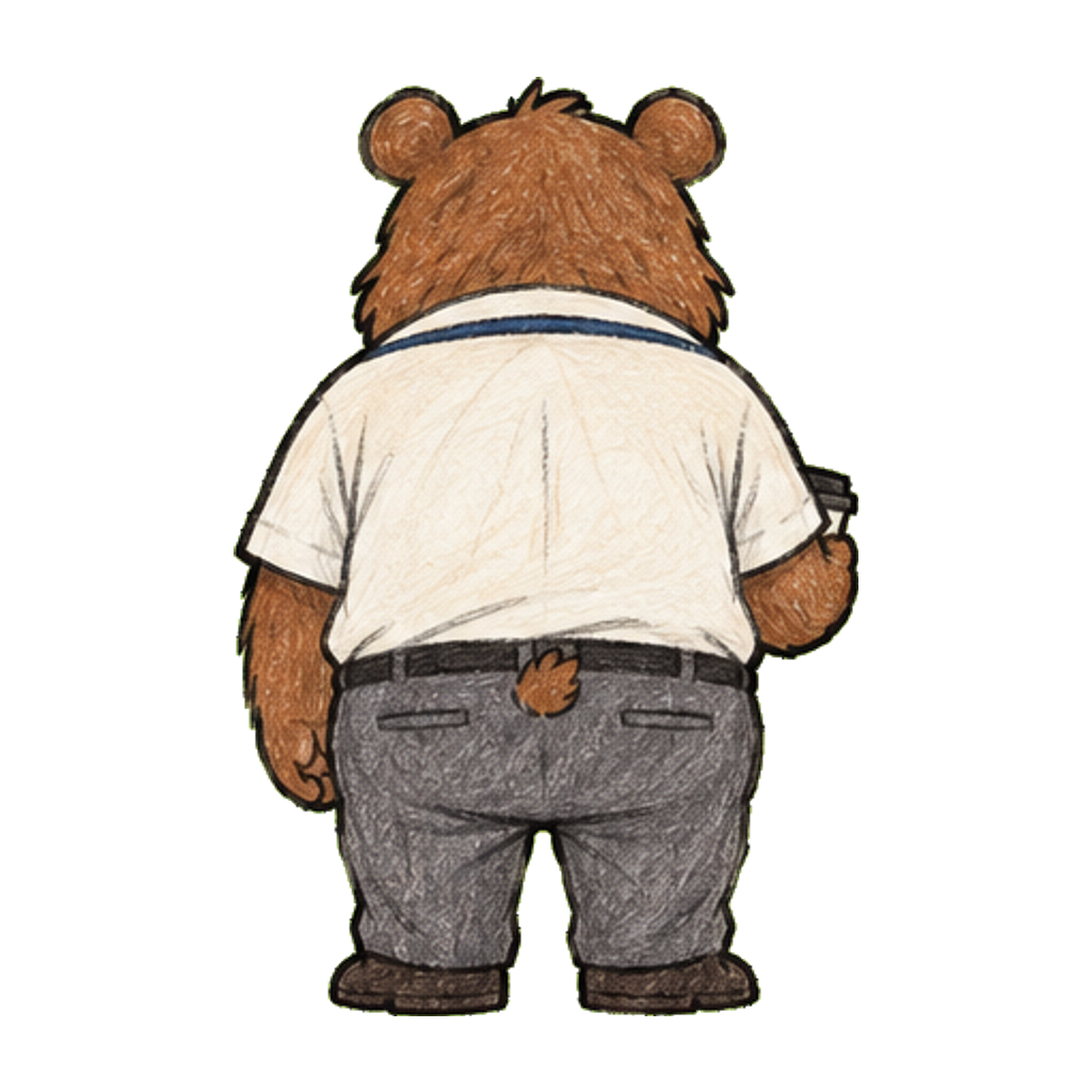 김대리곰 뒷면