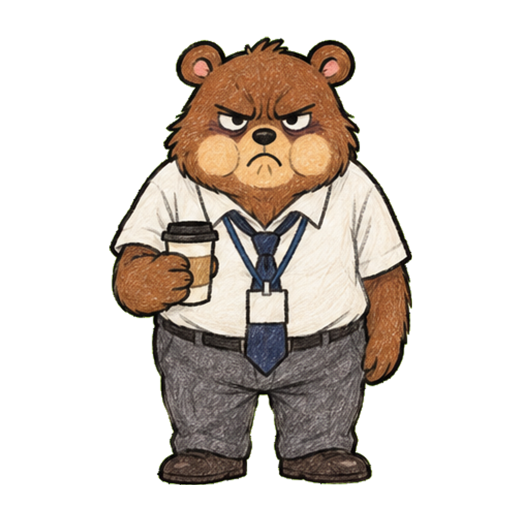 김대리곰 화남