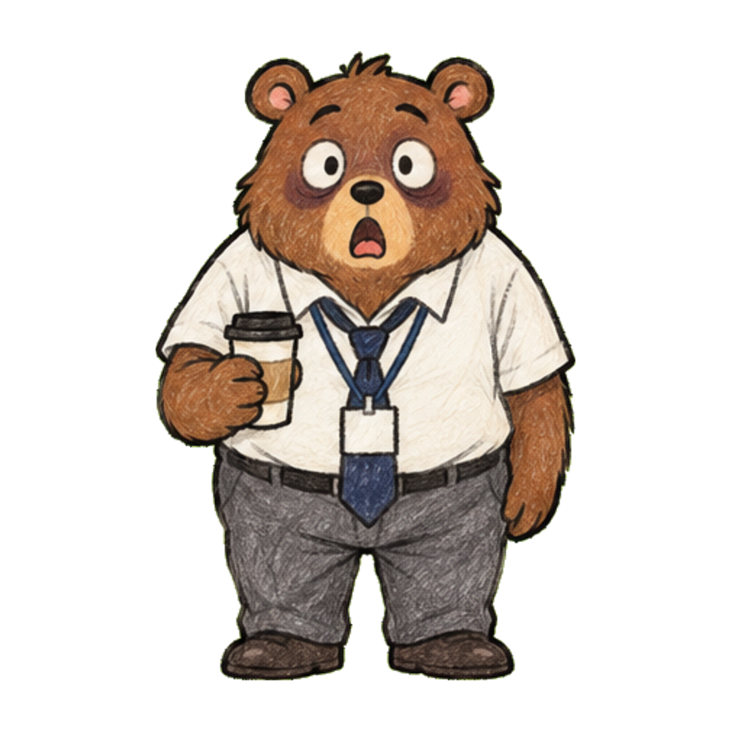 김대리곰 놀람