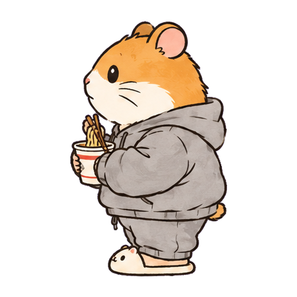 햄찌 왼쪽 측면